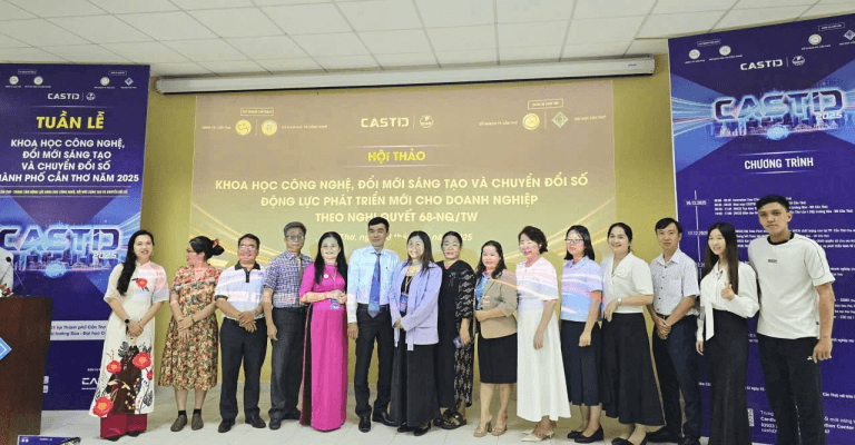 Hình 6. Đại diện các Doanh nghiệp tại Hội thảo Khoa học công nghệ, Đổi mới sáng tạo và chuyển đổi số tại Đại học Cần Thơ của Tuần lễ CASTID Cần Thơ 2025